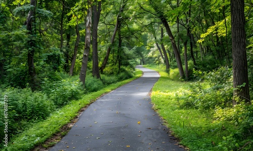 Peaceful Woodland Path