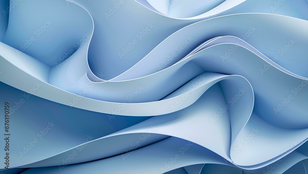 abstract background with blue paper curves, geometric shapes, and a futuristic wallpaper design concept in a close up view abstract background with blue paper curves, geometric shapes, and a futuristic wallpaper design concept in a close up view