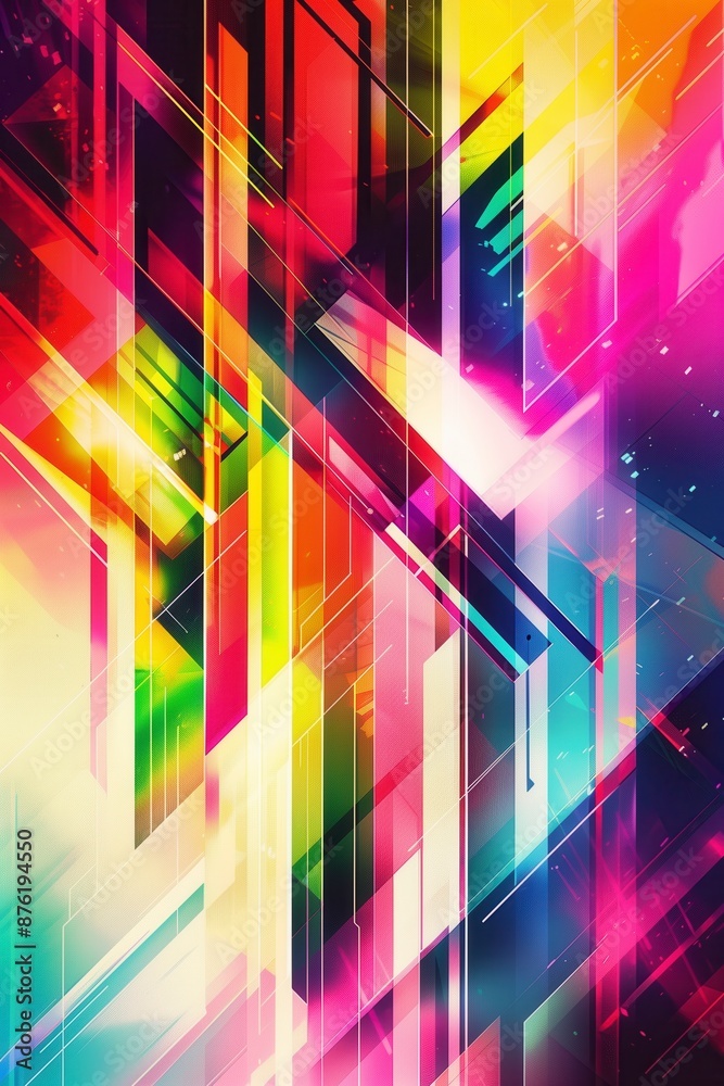 Vibrant abstract design with diagonal stripes in a spectrum of colors, creating a dynamic and energetic visual effect, perfect for modern and digital projects. Vibrant abstract design with diagonal stripes in a spectrum of colors, creating a dynamic and energetic visual effect, perfect for modern and digital projects.