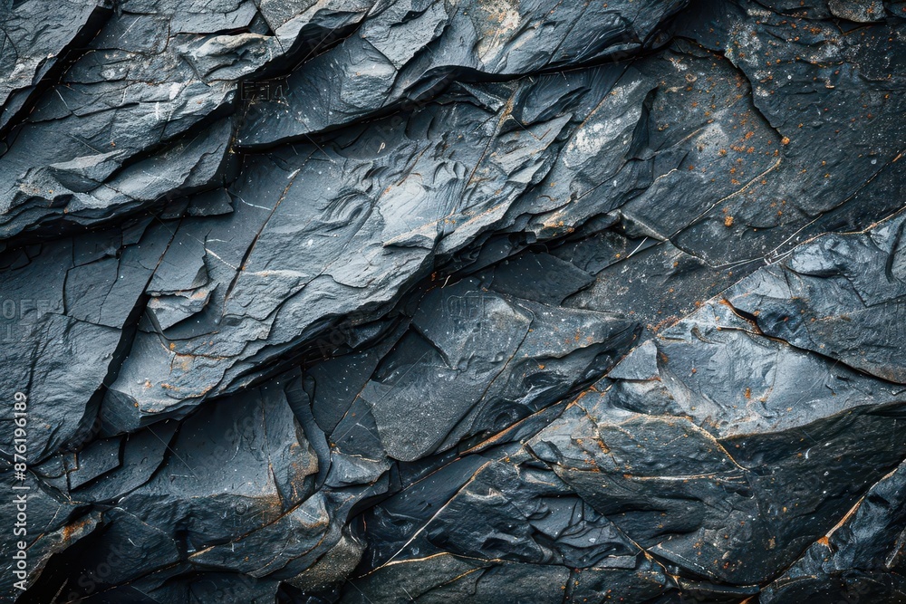 rough black stone texture background with weathered mountain surface abstract photo