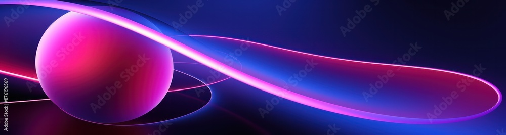 purple blue neon light abstract shape. purple blue neon light abstract shape.