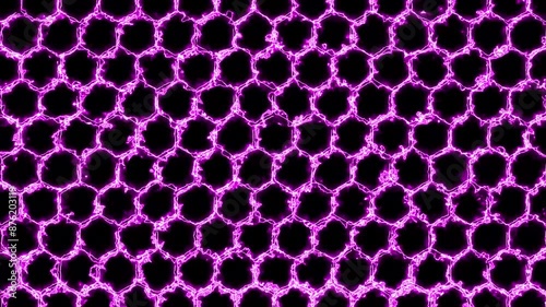 Electric margenta hexagonal background photo