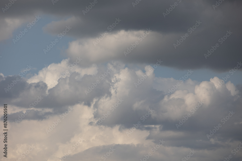 Blue sky. Beautiful Cumulus clouds flying across the sky, Blue sky. Beautiful Cumulus clouds flying across the sky,