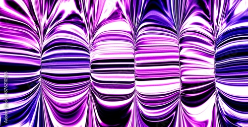 Abstract foil futuristic holographic background wallpaper metalic premium fracal smooth texture photo