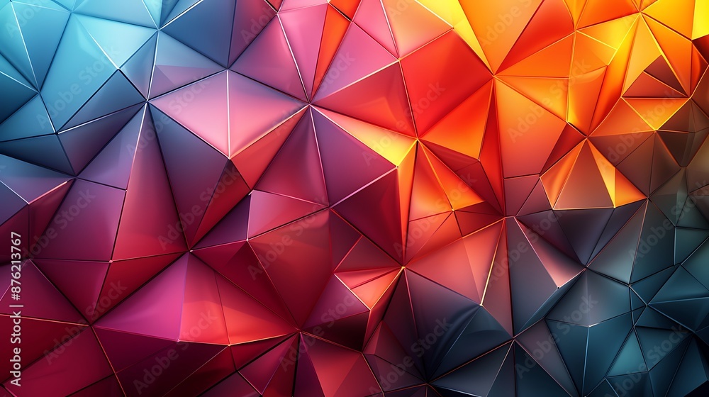 An abstract background with colorful polygonal shapes, transitioning from red to orange to pink, arranged in a dynamic pattern with sharp angles. An abstract background with colorful polygonal shapes, transitioning from red to orange to pink, arranged in a dynamic pattern with sharp angles.