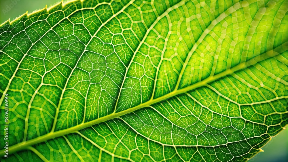 Close up of a vibrant green leaf texture , nature, organic, foliage, background, vibrant, abstract, pattern, detail, texture Close up of a vibrant green leaf texture , nature, organic, foliage, background, vibrant, abstract, pattern, detail, texture