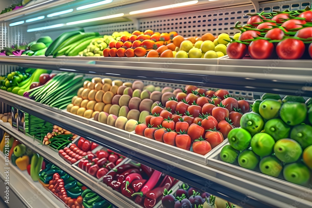 refrigerated fruits and vegetables, fresh produce in fridge, healthy food storage, organic groceries refrigerated fruits and vegetables, fresh produce in fridge, healthy food storage, organic groceries