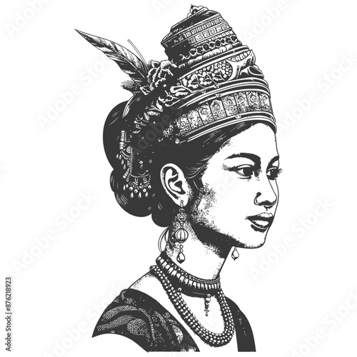Thai women wearing Chut Thai