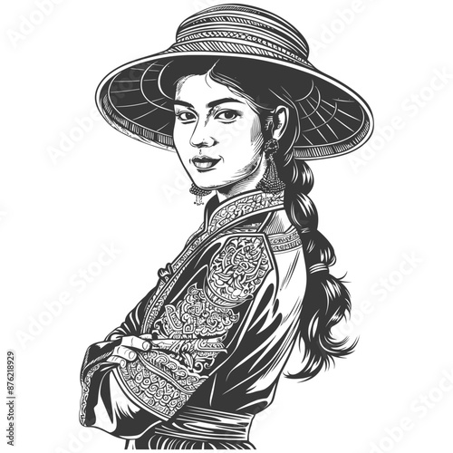 Thai women wearing Chut Thai