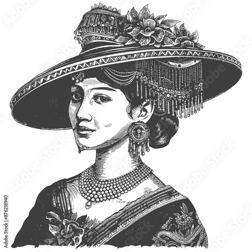 Thai women wearing Chut Thai