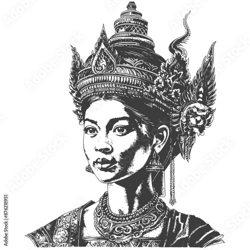 Thai women wearing Chut Thai