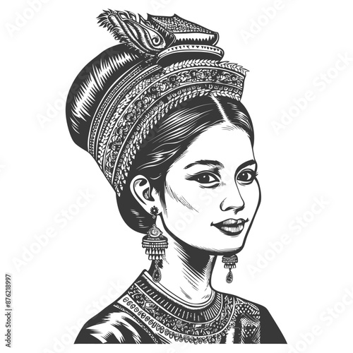 Thai women wearing Chut Thai
