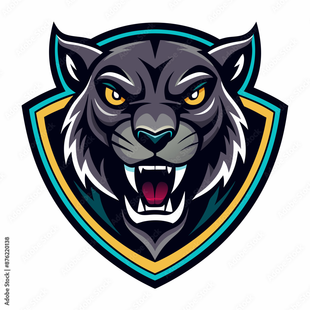 Aggressive Black Panther Logo – Minimalist and Dynamic Panther Icon for Professional Branding, Wildlife Conservation, Sports Teams, and Premium Fashion Labels with Bold and Powerful Design Aggressive Black Panther Logo – Minimalist and Dynamic Panther Icon for Professional Branding, Wildlife Conservation, Sports Teams, and Premium Fashion Labels with Bold and Powerful Design