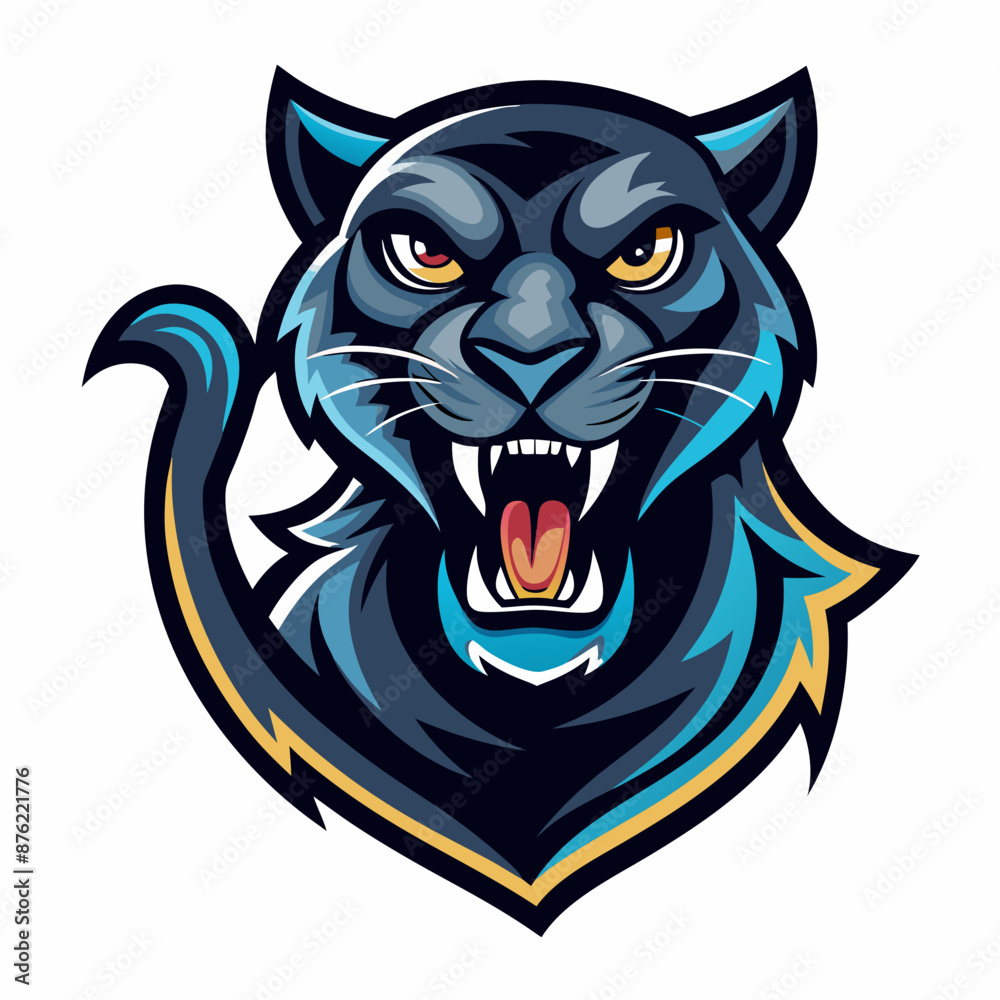 Aggressive Black Panther Logo – Minimalist and Dynamic Panther Icon for Professional Branding, Wildlife Conservation, Sports Teams, and Premium Fashion Labels with Bold and Powerful Design Aggressive Black Panther Logo – Minimalist and Dynamic Panther Icon for Professional Branding, Wildlife Conservation, Sports Teams, and Premium Fashion Labels with Bold and Powerful Design