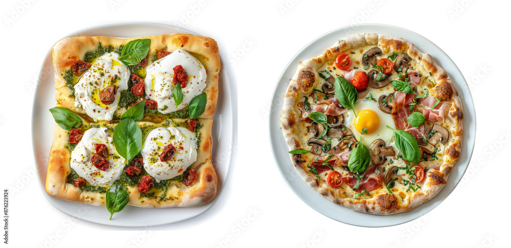 Seafood Pizza, Pizza Ai Frutti Di Mare with Squid Rings, Mussels and Shrimps with Tomato Sauce Seafood Pizza, Pizza Ai Frutti Di Mare with Squid Rings, Mussels and Shrimps with Tomato Sauce