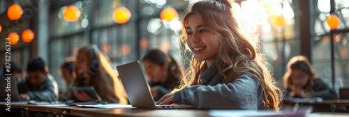 Diverse Students Collaborate Project-Based Learning