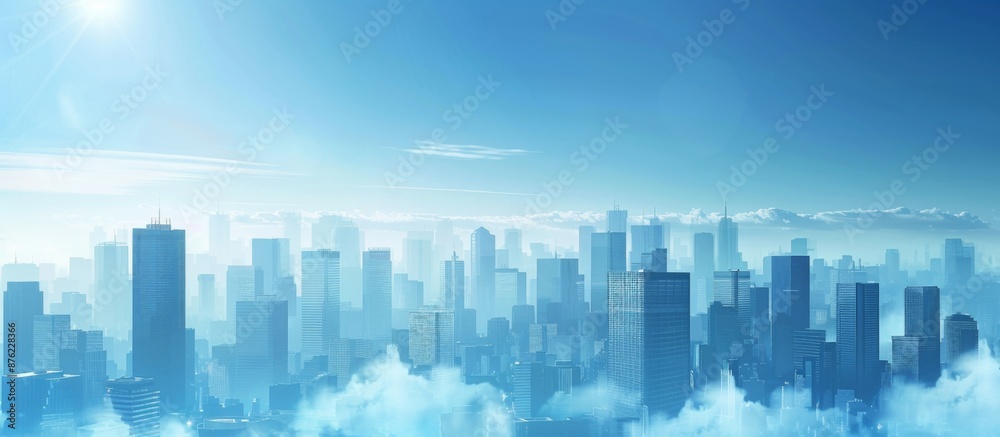 Abstract Vector Illustration, Futuristic blue Urban city in clouds,Landscape with Advanced Smart City Technology, Graphic Resources, Wallpapers, Websites, banner design, Advertising, web, background Abstract Vector Illustration, Futuristic blue Urban city in clouds,Landscape with Advanced Smart City Technology, Graphic Resources, Wallpapers, Websites, banner design, Advertising, web, background