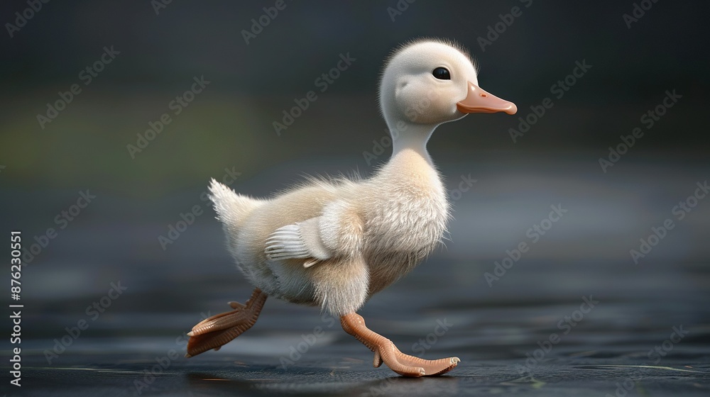 a duck on a calm body of water with a crisp, focused background a duck on a calm body of water with a crisp, focused background