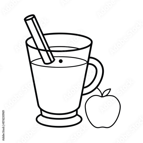 Drinks coloring pages for coloring book