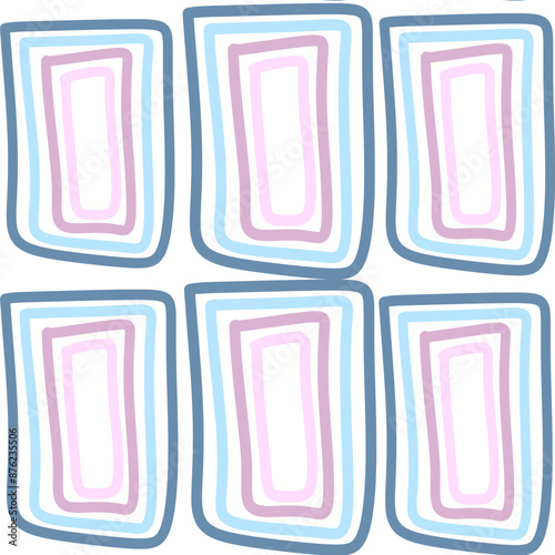 Seamless pattern of beetles, insects, flowers. Template for printing, screensavers; pattern for textile, cover, social media banner template.