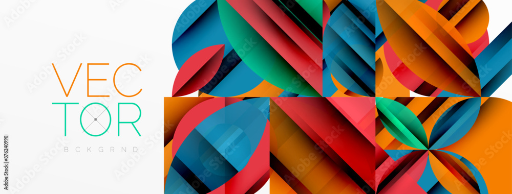 Circle, square, triangle shapes geometric minimal background Circle, square, triangle shapes geometric minimal background