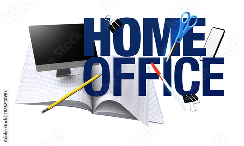 Home Office Illustration