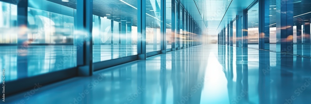 Modern Office Hallway Modern Office Hallway