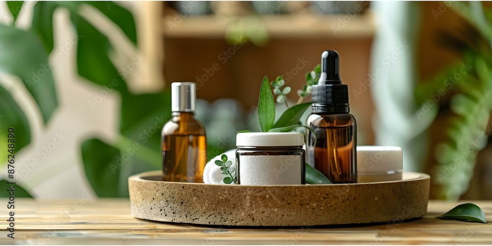 Ethical beauty products antiaging serum face mask massage cream lotion oil. Concept Natural Ingredients, Cruelty-Free, Sustainable Packaging, Anti-Aging Solutions, Holistic Skincare