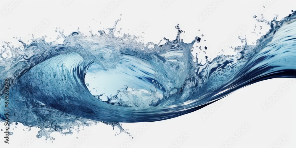 Obraz premium Water Wave Splash