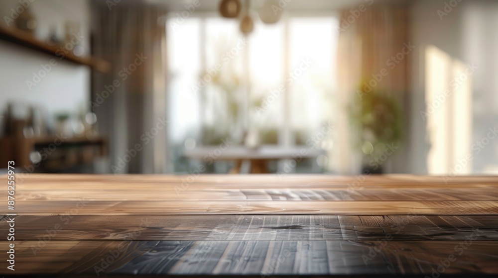 Blurry Dining Room Table in the Background Blurry Dining Room Table in the Background