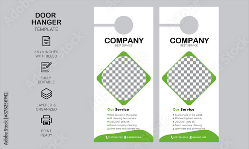 Door hanger design teamplate for you business company