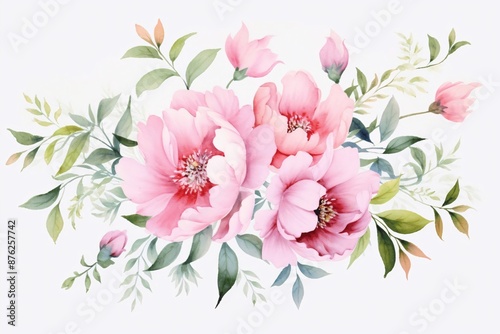 bouquet of pink flowers