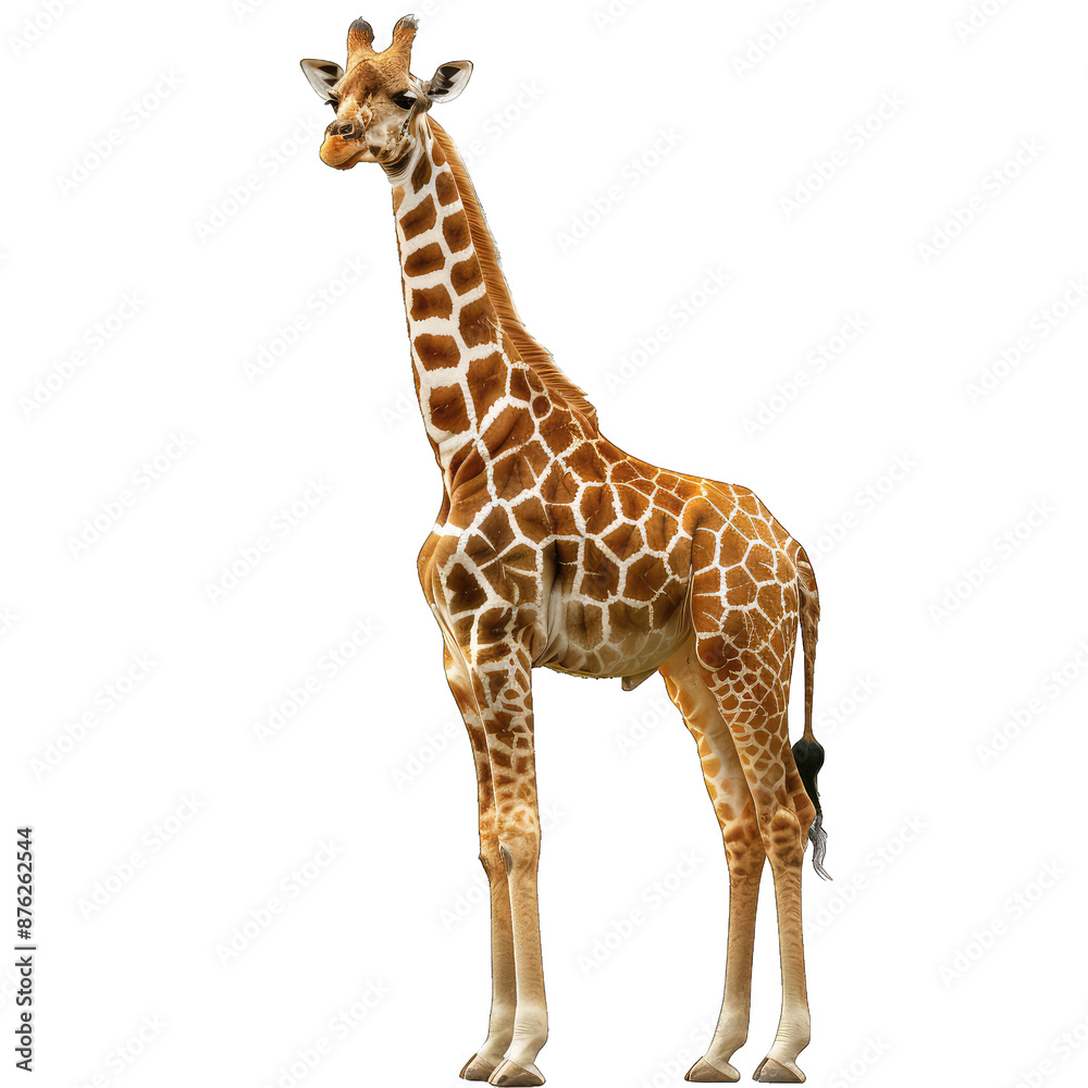 Naklejka premium Animal isolated on white background