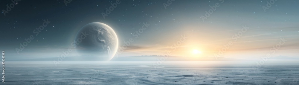 Retro Futuristic Cosmic Dreamscape Serene Galactic Horizon with Shimmering Stars and Nostalgic Sci Fi Elements Retro Futuristic Cosmic Dreamscape Serene Galactic Horizon with Shimmering Stars and Nostalgic Sci Fi Elements