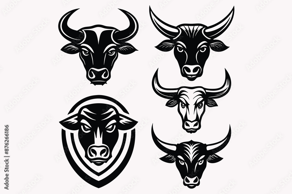 lineicons a set of beautifully crafted bull icon.eps lineicons a set of beautifully crafted bull icon.eps