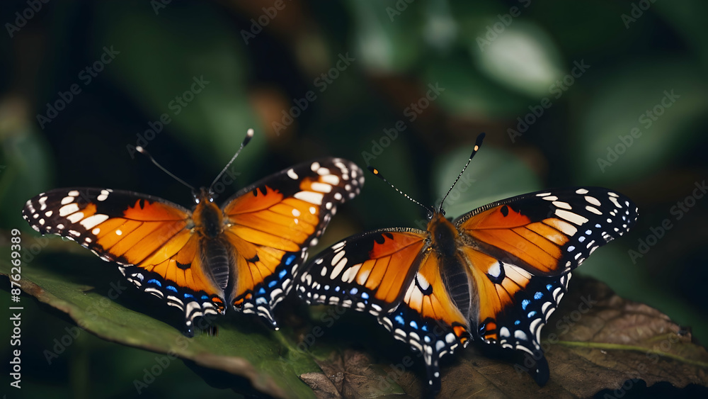 Fototapeta premium monarch butterfly on a flower