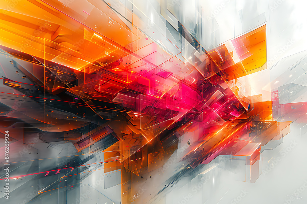 Futuristic Vortex: Geometric Abstraction in Motion Futuristic Vortex: Geometric Abstraction in Motion