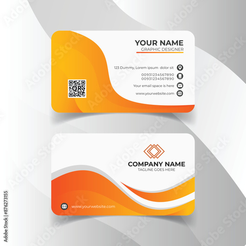 Corporate card design template 