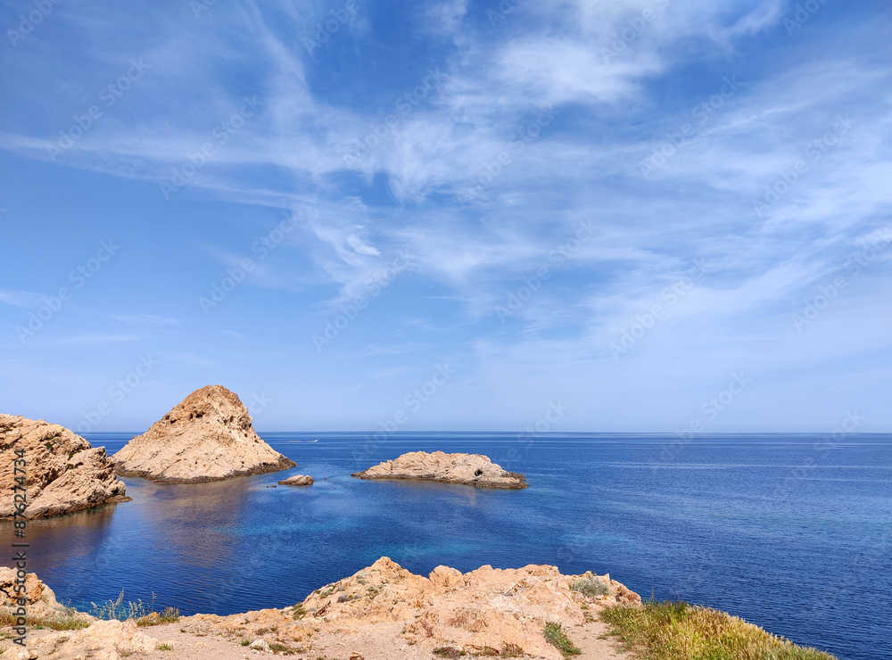 Fototapeta premium Hiking in Corsica island - France