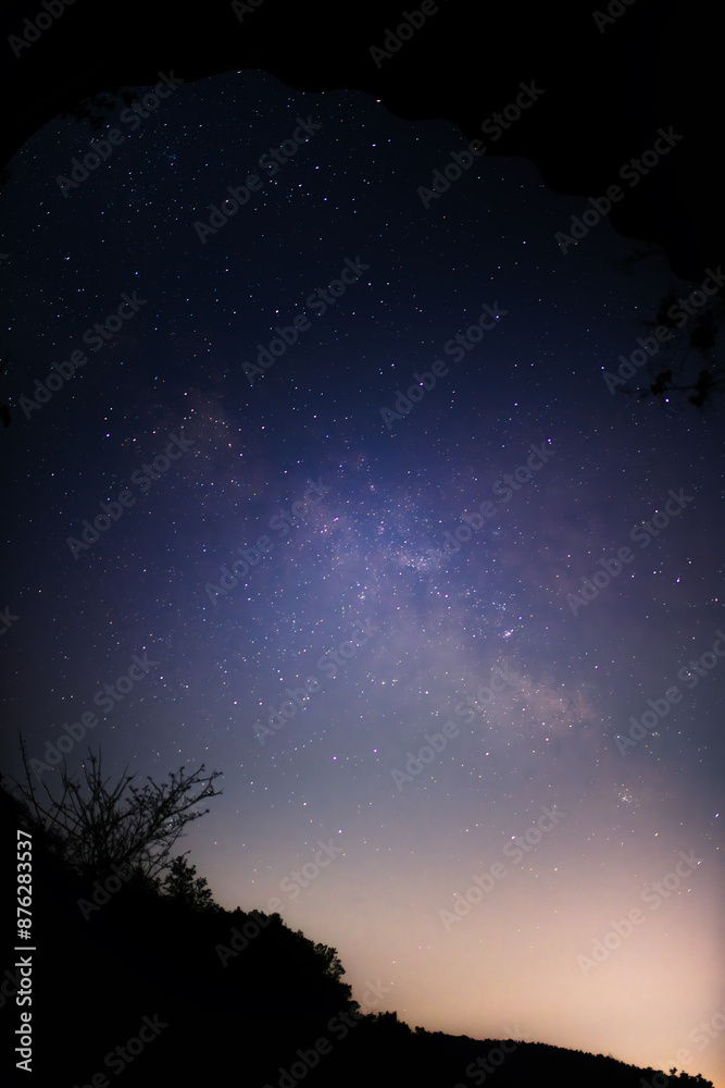 Naklejka premium milky way