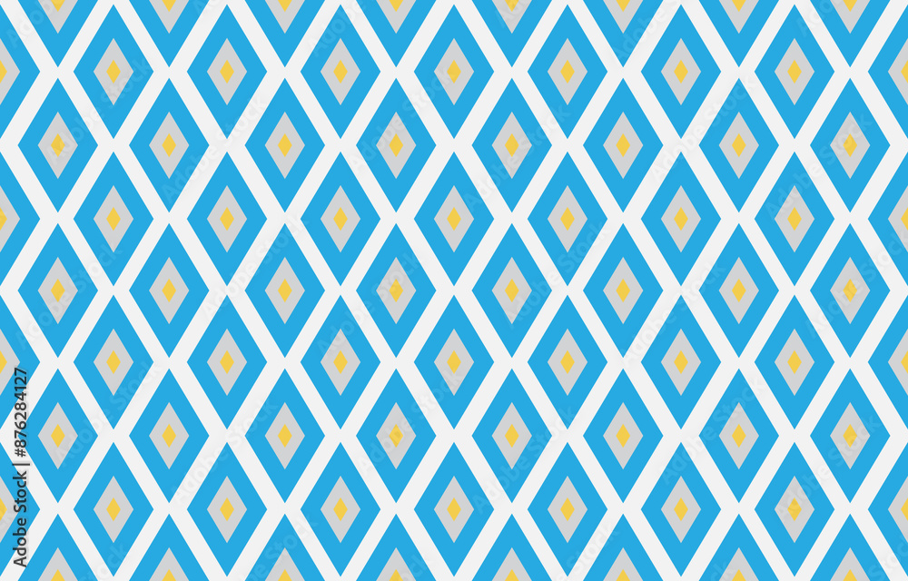 Abstract seamless patterns, geometric patterns, and batik patterns are designed for use in interior, wallpaper, fabric, curtain, carpet, clothing, Batik, satin, background, and Embroidery style.