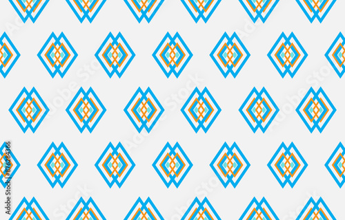 Abstract seamless patterns, geometric patterns, and batik patterns are designed for use in interior, wallpaper, fabric, curtain, carpet, clothing, Batik, satin, background, and Embroidery style.