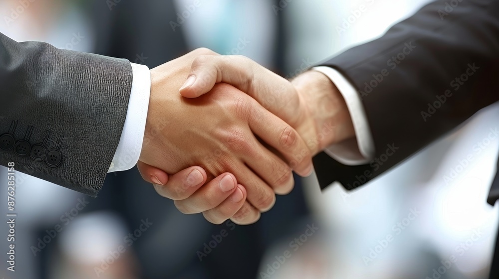 Successful Teamwork Concept - Close-up of Manager's Hand Shaking with Team Member Successful Teamwork Concept - Close-up of Manager's Hand Shaking with Team Member
