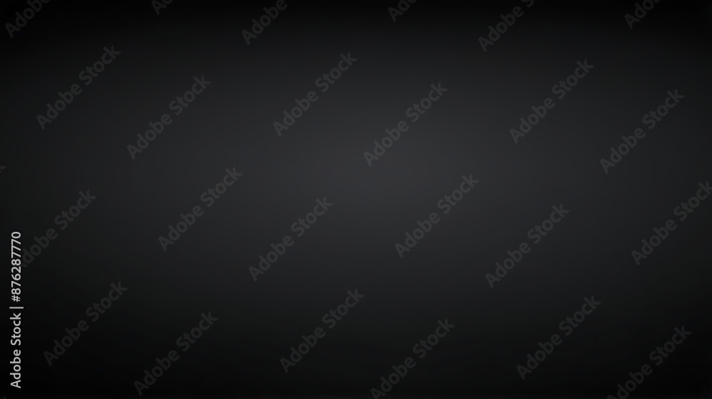 Fototapeta premium Abstract black gradient background, empty dark texture wallpaper black color studio room background. ai