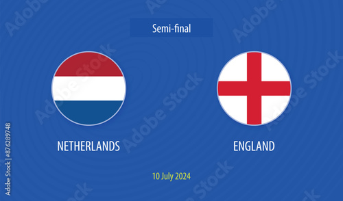 Netherlands vs England soccer scoreboard broadcast