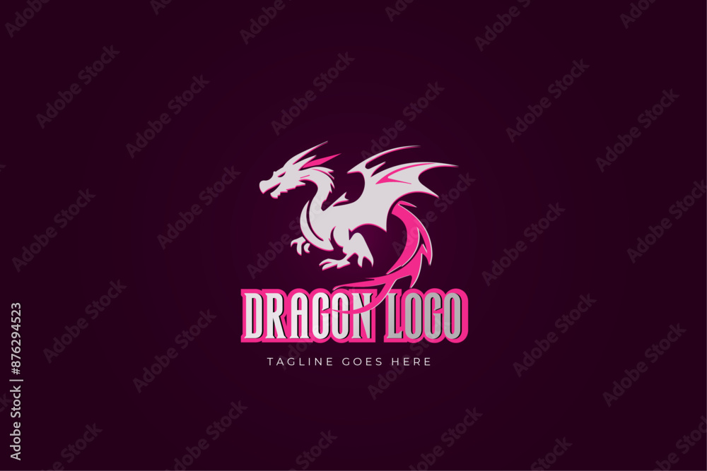 Dragon modern logo designs Dragon modern logo designs