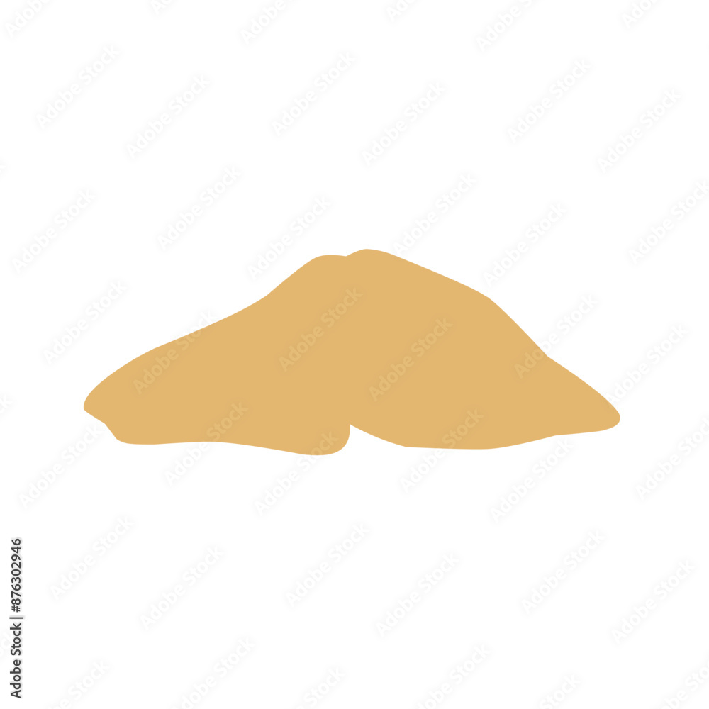 Pile of sand Vector illustration Pile of sand Vector illustration