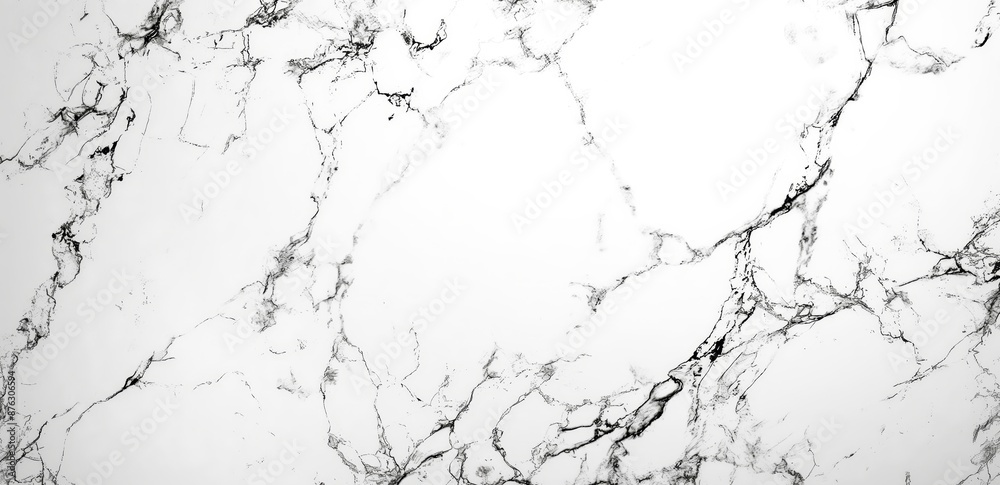 A close-up of white marble, veined with delicate black lines, showcases the natural elegance and timeless beauty of this stone. A close-up of white marble, veined with delicate black lines, showcases the natural elegance and timeless beauty of this stone.
