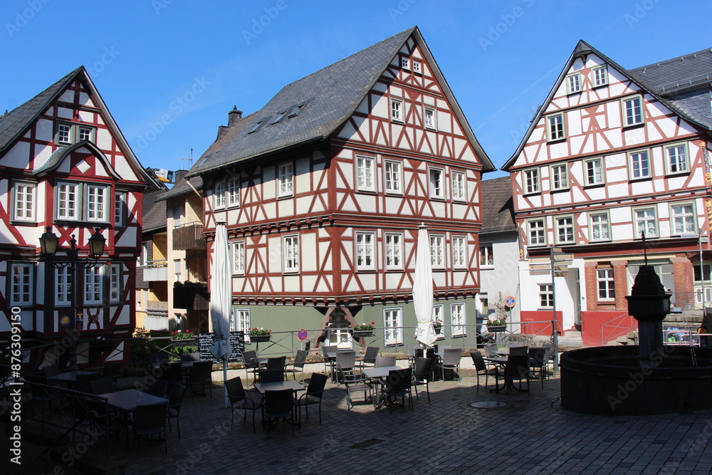Fototapeta premium Der Kornmarkt in Wetzlar
