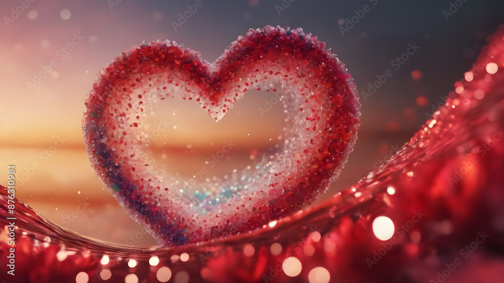 Heart shape for Love concept, Valentine's Day concepts. love symbol, concept for Valentine's Day, wedding etc. Heart elements for love concept design. AI generated image Heart shape for Love concept, Valentine's Day concepts. love symbol, concept for Valentine's Day, wedding etc. Heart elements for love concept design. AI generated image